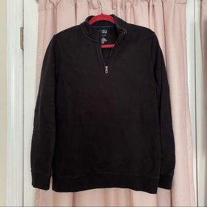 Comfortable Black Quarter Zip